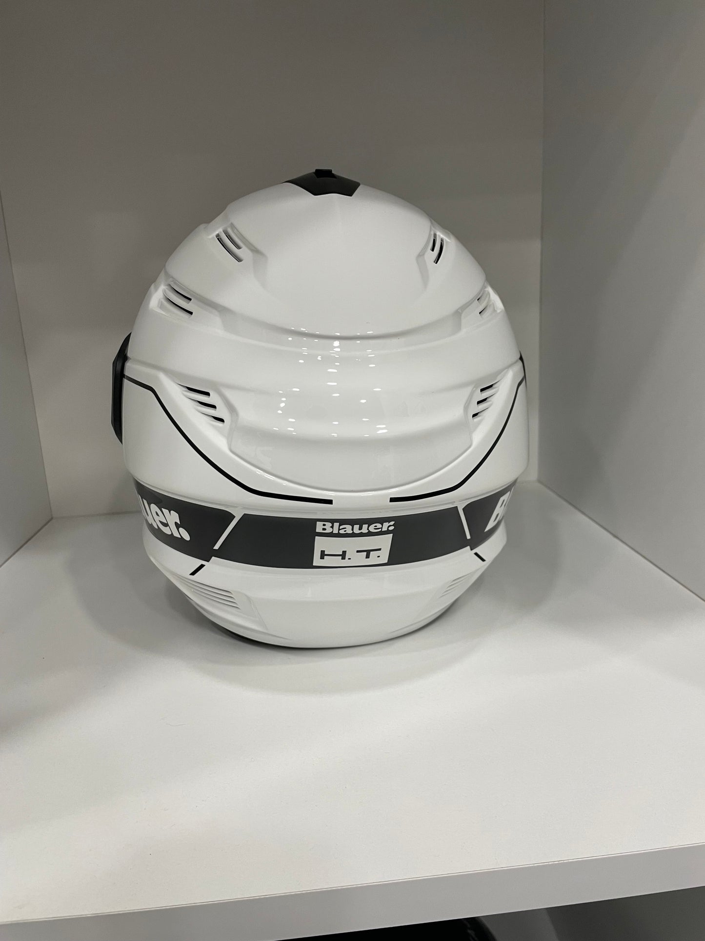 Casco jet blauer